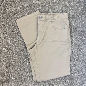 INC international concepts slim fit cotton khaki pants 34X30